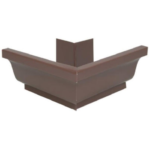 Swivel Pro Series 1920219 4 in. Brown Galvanized Steel Gutter Outside Mitre SW575506